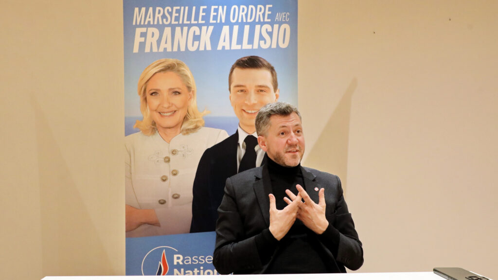 Portrait de Franck Allisio, député du Rassemblement National des Bouches-du-Rhône