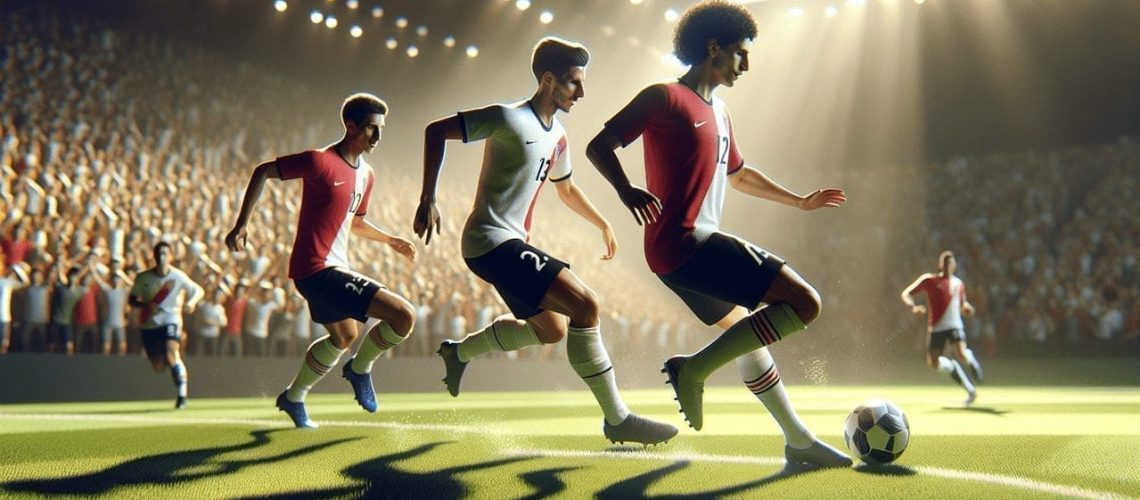 Joueur de football célèbres : Lionel Messi, Lucas Hernandez, Luka Modric lors d'un match ensoleillé.