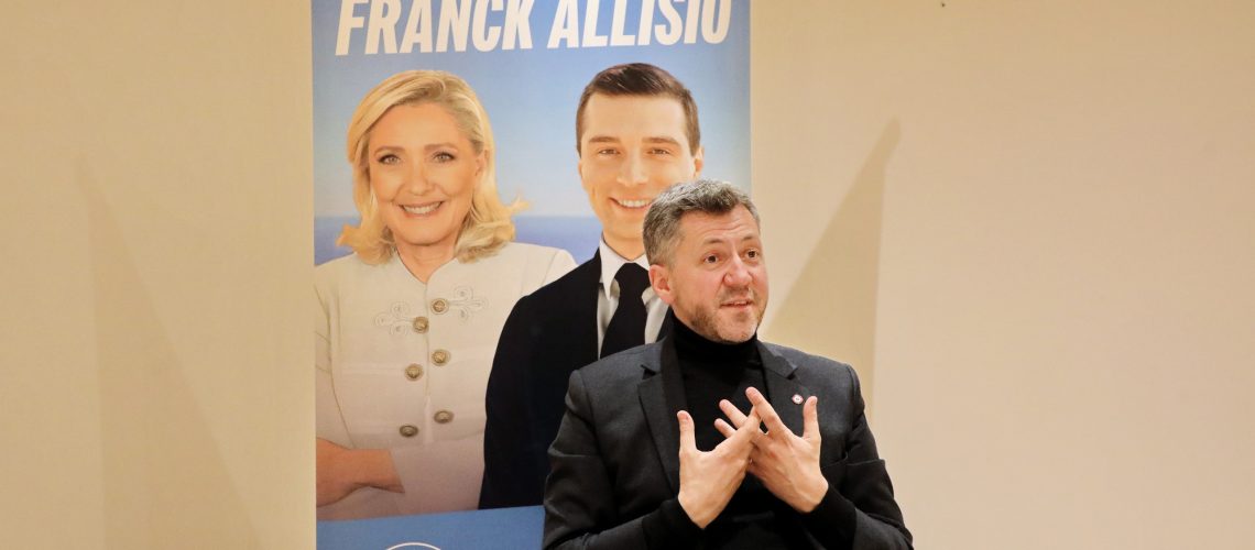 Portrait de Franck Allisio, député du Rassemblement National des Bouches-du-Rhône